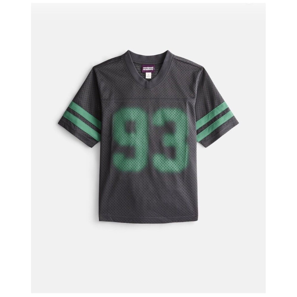 NWT Boys Football Mesh Jersey 93 Sz L 10-12
